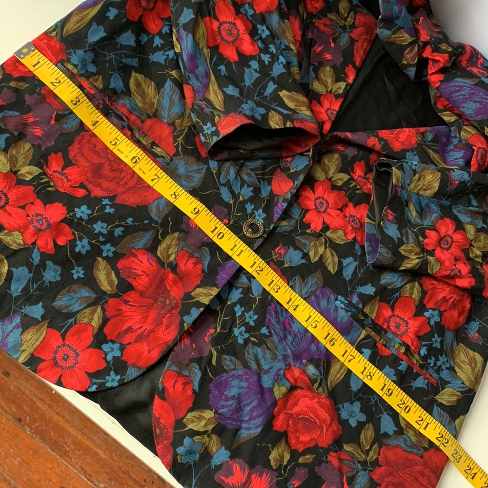 Vintage Worthington Floral Blazer - Picture 8 of 14